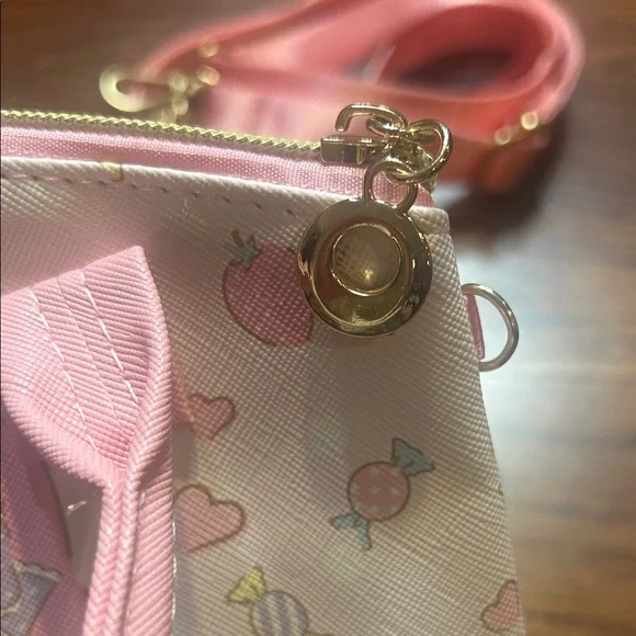 Hello Kitty Pink Kuromi Bag with Cinnamoroll Design - Picture 3 of 6